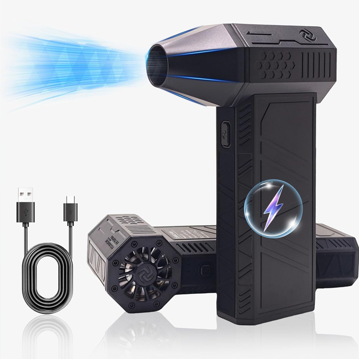 Soplador de aire eléctrico inalámbrico de 6000 mAh - para laptop, computadora, teclado, limpieza, migas de pelo de mascotas, luz led B0BBLXRGQC (copia)