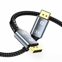 Cable Display Port 1.4 - O.E.M. - Ultra High-Speed, 8k@60Hz 4K@120Hz, 4K@120Hz, 2K@165Hz, 32.4Gbps, HDR, 2m (6.6 pies). LBF1030-11