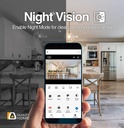 Cámara para Interiores Argom, ARG-SV-8090WT, Resolucion 1080p/15fps, WiFi 2.4GHz, MicroSD, Detección de Movimiento, Visión Nocturna, Audio Bidireccional, Compatible con Amazon Alexa y Google Assistant.