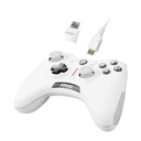 Joystick MSI Force GC30 V2 - Control de juego inalámbrico, motores de vibración dual, Interfaz usb 2.0, compatible con Windows 10, android, batería de litio, color blanco.