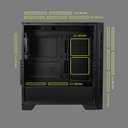 Caja MSI MAG Forge 321R AIRFLOW - ATX , MicroATX , MiniITX, 2x USB 3.2 Gen1 Type-A, 1 x USB 3.2 Gen 2x2 Type-C, 1x HD audio, 1 x mic, 1 x Led