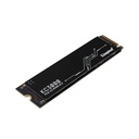 Unidad de Estado Sólido (SSD) Kingston KC3000 - Capacidad de 1024GB, 7000MB/s de lectura, 7000MB/s de escritura, NVMe PCIe Gen4, M.2 2280, NAND 3D TLC. SKC3000S/1024G