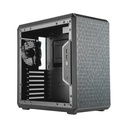 Caja Cooler Master Q500L - Para ATX, micro-ATX, mini-ITX, conectores 2x USB 3.0, ventana lateral, 1x abanico de 120mm, color negro. MCB-Q500L-KANN-S00