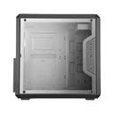 Caja Cooler Master Q500L - Para ATX, micro-ATX, mini-ITX, conectores 2x USB 3.0, ventana lateral, 1x abanico de 120mm, color negro. MCB-Q500L-KANN-S00