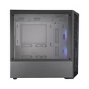 Caja Cooler Master MB311L ARGB - Para micro-ATX, mini-ITX, conectores 2x USB 3.0, ventana lateral, 2x abanico de 120mm. MCB-B311L-KGNN-S02