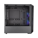 Caja Cooler Master MB311L ARGB - Para micro-ATX, mini-ITX, conectores 2x USB 3.0, ventana lateral, 2x abanico de 120mm. MCB-B311L-KGNN-S02