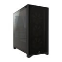 Case Gaming Corsair Icue 4000X Tempered Glass Mid-Tower Atx Black Cc-9011204-Ww