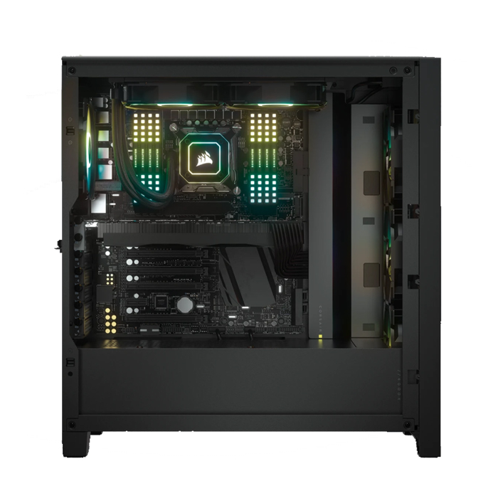 Case Gaming Corsair Icue 4000X Tempered Glass Mid-Tower Atx Black Cc-9011204-Ww