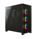 Case Gaming Corsair Icue 4000X Tempered Glass Mid-Tower Atx Black Cc-9011204-Ww
