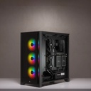 Case Gaming Corsair Icue 4000X Tempered Glass Mid-Tower Atx Black Cc-9011204-Ww