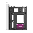 Caja Gamer Aerocool -Vidrio Templado, RGB, Para Micro ATX/mini ITX, Puertos USB3.0x1, USB2.0x2, Audio HD y micrófono, Color Blanco. CS-109-G-WT-V1