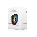 Abanico Deepcool Ag400 Bk Argb 120Mm Simple Para Cpu Negro R- Ag400-Bkanmc-G2