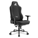 Silla Gamer Sharkoon Skiller SGS40 Fabric - Ajustable, estructura de acero, ajuste 90° y 160°, Capacidad 150kg, Negro. 4044951030705AF