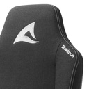 Silla Gamer Sharkoon Skiller SGS40 Fabric - Ajustable, estructura de acero, ajuste 90° y 160°, Capacidad 150kg, Negro. 4044951030705AF