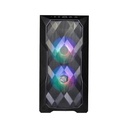 Caja Cooler Master TD300 - Para micro-ATX, mini-ITX, conectores 2x USB 3.2, 1x 3.5mm audio,1x 3.5mm microfono, 2x abanico de 120mm frontal, color negro. TD300-KGNN-S00