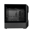 Caja Cooler Master TD300 - Para micro-ATX, mini-ITX, conectores 2x USB 3.2, 1x 3.5mm audio,1x 3.5mm microfono, 2x abanico de 120mm frontal, color negro. TD300-KGNN-S00