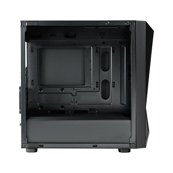 Caja Cooler Master CMP320 CP320-KGNN-S00 - Para Mini ITX, Micro ATX, conectores 2x USB 1 X 3.2, 1 x 2.0, Vidrio templado, 2x Abanicos CF120 ARGB, Color Negro