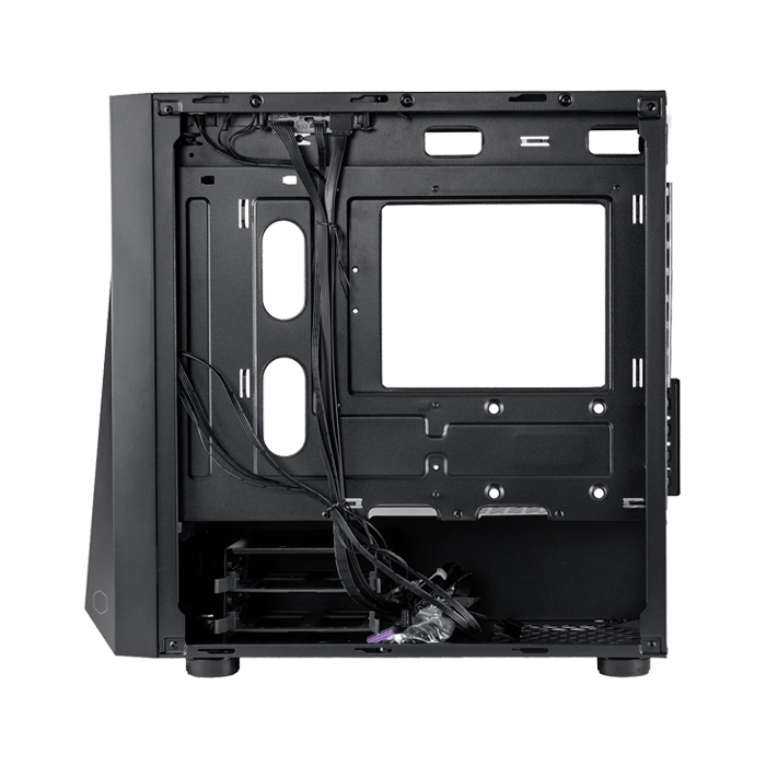 Caja Cooler Master CMP320 CP320-KGNN-S00 - Para Mini ITX, Micro ATX, conectores 2x USB 1 X 3.2, 1 x 2.0, Vidrio templado, 2x Abanicos CF120 ARGB, Color Negro