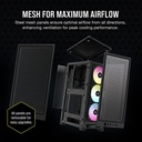 Case Gaming Corsair 2000D Airflow Mini-Itx Blac, Fans Incluidos y Controladores, Cc-9011246-Ww
