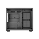 Caja Gamer Aerocool -Vidrio Templado, RGB, Para ATX/Micro ATX/mini ITX, Puertos USB3.0x1, USB2.0x2, Audio HD y micrófono, Color Negro. DRYFT-G-BK-V1 