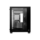 Caja Gamer Aerocool -Vidrio Templado, RGB, Para ATX/Micro ATX/mini ITX, Puertos USB3.0x1, USB2.0x2, Audio HD y micrófono, Color Negro. DRYFT-G-BK-V1 