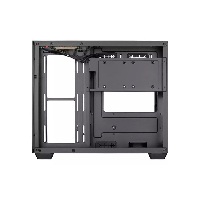 Caja Gamer Aerocool -Vidrio Templado, RGB, Para ATX/Micro ATX/mini ITX, Puertos USB3.0x1, USB2.0x2, Audio HD y micrófono, Color Negro. DRYFT-G-BK-V1 