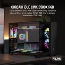 Case Gaming Corsair Doble Camara Media Torre 2500X Vidrio Templado Icue Link Rx RGB black Cc-9011267-Ww