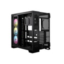 Case Gaming Corsair Doble Camara Media Torre 6500X Vidrio Templado 3 Icue Link Rx Rgb Black Cc-9011269-Ww