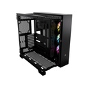 Case Gaming Corsair Doble Camara Media Torre 6500X Vidrio Templado 3 Icue Link Rx Rgb Black Cc-9011269-Ww