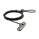 Cable de Seguridad Argom - para portátiles, candado de combinación, Kensington compatible.