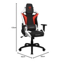 Silla Aerocool Thunderx3 Xc3 Ember Red Red/Negro/White Tegc- 2049101.R1