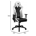 Silla Aerocool Thunderx3 Tc3 Max All White White /Black Tegc- 2047102.21