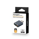 Adaptador de Sonido Argom ARG-CB-0067 USB 2.0 - Salida de sonido estereo, conexión audio, micrófono x 3.5mm