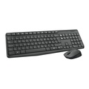 Teclado Logitech Wireless Desktop MK235 - Compacta combinación de teclado y ratón, inalámbricos, receptor usb, español, color negro. 920-007901