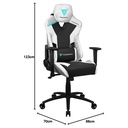 Silla Aerocool Thunderx3 Tc3 Arctic White White /Negro/Bluetegc- 2041101.21
