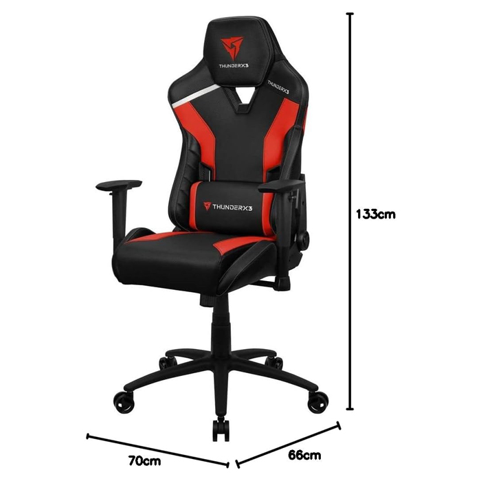 Silla Aerocool Thunderx3 Tc3 Ember Red Red/Black Tegc-2041101.R1