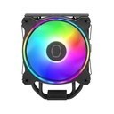 Enfriador Cooler Master Hyper 212 Halo Black ARGB RR-S4KK-20PA-R1 - Para procesador, Socket Intel 1700 / 1200 / 1151 / 1150 / 1155 / 1156, Socket AMD AM4/AM5, 4 tubos de calor, conector 4 pines, negro