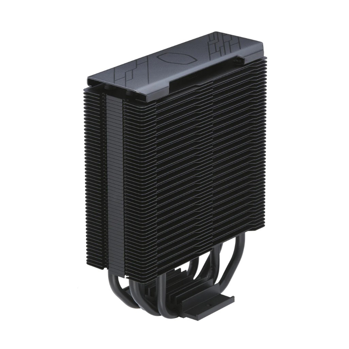 Enfriador Cooler Master Hyper 212 Halo Black ARGB RR-S4KK-20PA-R1 - Para procesador, Socket Intel 1700 / 1200 / 1151 / 1150 / 1155 / 1156, Socket AMD AM4/AM5, 4 tubos de calor, conector 4 pines, negro