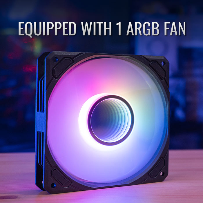 Enfriamiento Liquido Aerocool Mirage L120 Argb 120Mm Negro, ACLA-MR12117.73