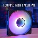 Enfriamiento Liquido Aerocool Mirage L120 Argb 120Mm Negro, ACLA-MR12117.73