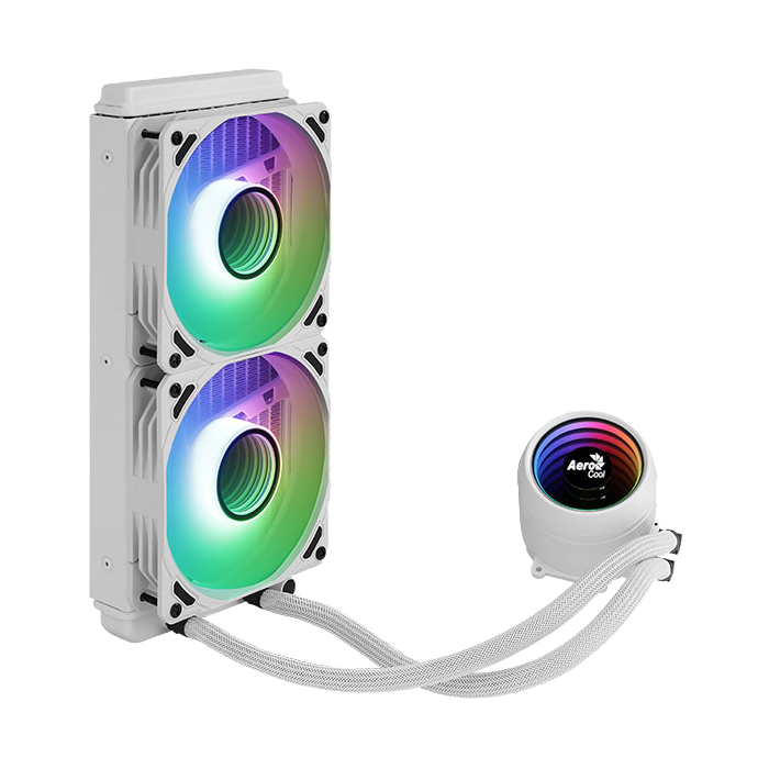 Enfriamiento Liquido Aerocool Mirage L240 White Argb 240Mm, ACLA-MR24127.73