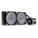 Enfriamiento Liquido Sharkoon S80 RGB AIO 240Mm, Logotipo Giratorio RGB Negro, 4044951038008
