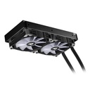 Enfriamiento Liquido Sharkoon S80 RGB AIO 240Mm, Logotipo Giratorio RGB Negro, 4044951038008