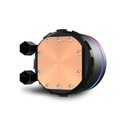Enfriamiento Liquido Sharkoon S80 RGB AIO 240Mm, Logotipo Giratorio RGB Negro, 4044951038008