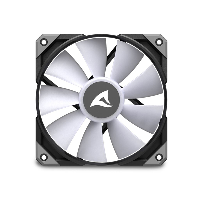 Enfriamiento Liquido Sharkoon S80 RGB AIO 240Mm, Logotipo Giratorio RGB Negro, 4044951038008