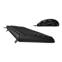 Teclado Genius Smart KM-170 - Combo de teclado ergonómico y ratón óptico, 3 botones, 1000dpi, USB, español, color negro, 31330006402
