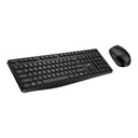 Teclado Y Mouse Genius Rs2 KM-8206S, Inalámbrico Silencioso, Negro 31340017401