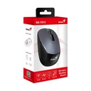 Mouse Genius Nx-7015 Inalámbrico Con Receptor Nano 2.4 GHz, Plateado y Negro, 31030019404