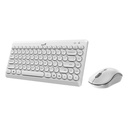 Teclado Genius LUXEMATE Q8000 - Combo de teclado y ratón óptico inalambrico, 3 botones, inalámbrico 2.4Ghz, 1600dpi, español, color negro. 31340013401