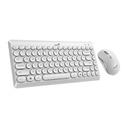 Teclado Genius LUXEMATE Q8000 - Combo de teclado y ratón óptico inalambrico, 3 botones, inalámbrico 2.4Ghz, 1600dpi, español, color negro. 31340013401